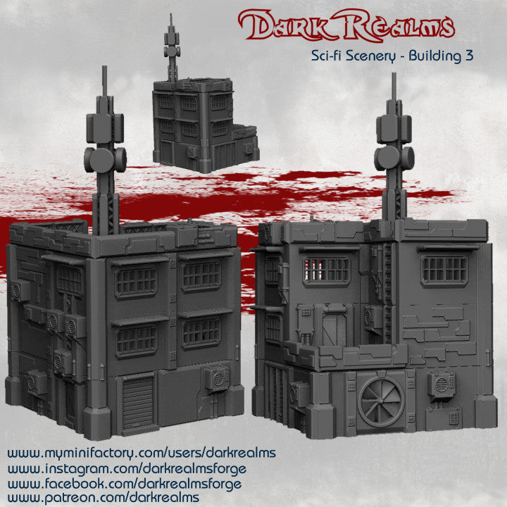 Dark Realms - Sci-Fi Building 3