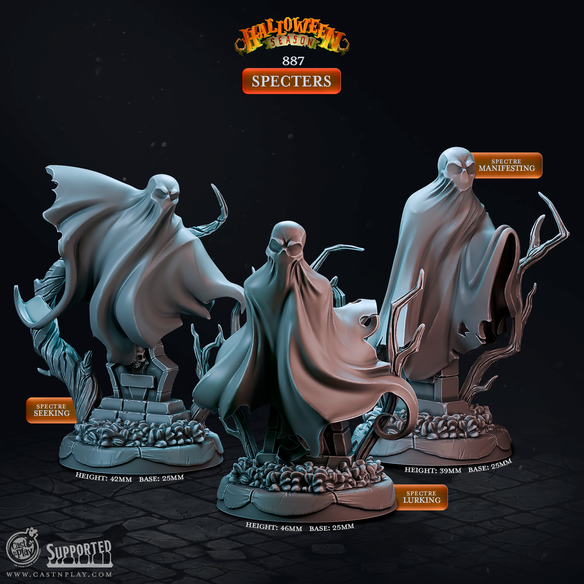 Cast 'n' Play 887: Specters – Ashdown Prints