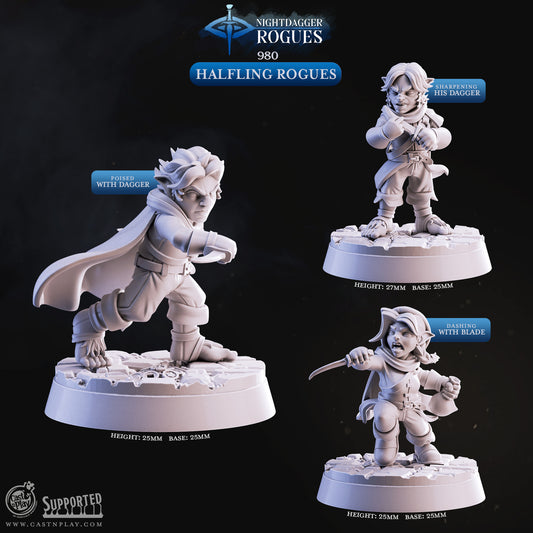 Cast 'n' Play 980: Halfling Rogues