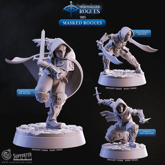 Cast 'n' Play 981: Masked Rogues