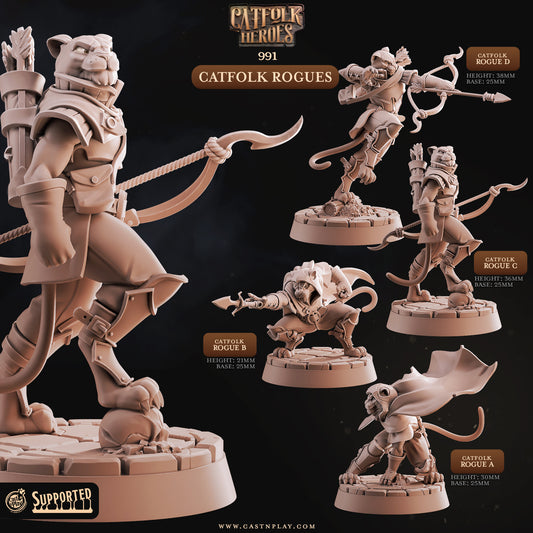 Cast 'n' Play 991: Catfolk Rogues