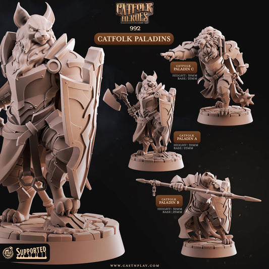 Cast 'n' Play 992: Catfolk Paladins