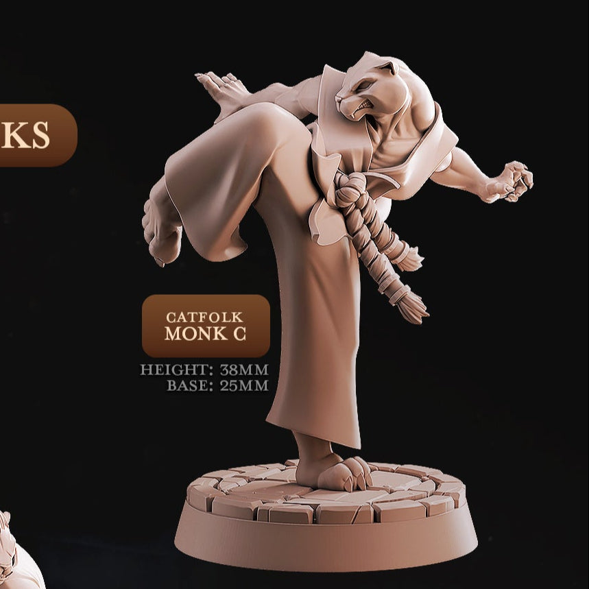 Cast 'n' Play 995: Catfolk Monks