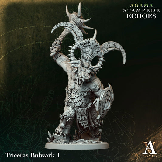 Archvillain Games - Agmar: Stampede Echoes - Triceras Bulwark