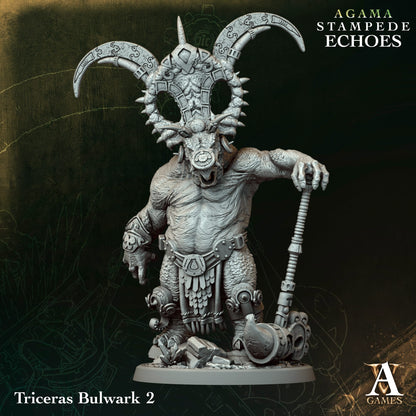 Archvillain Games - Agmar: Stampede Echoes - Triceras Bulwark