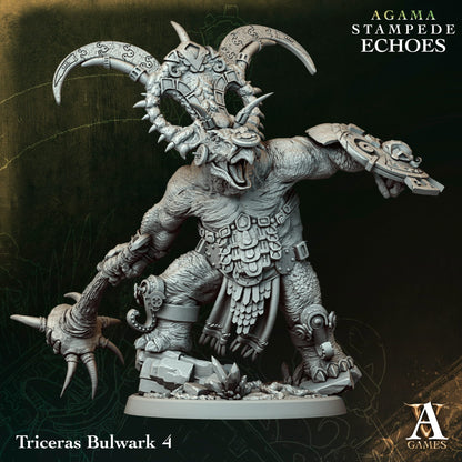 Archvillain Games - Agmar: Stampede Echoes - Triceras Bulwark
