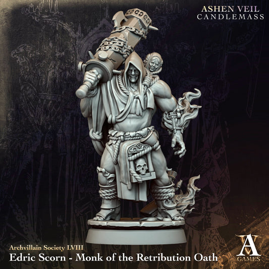Archvillain Games - Society LVIII: Edric Scorn - Monk of the Reribution Oath