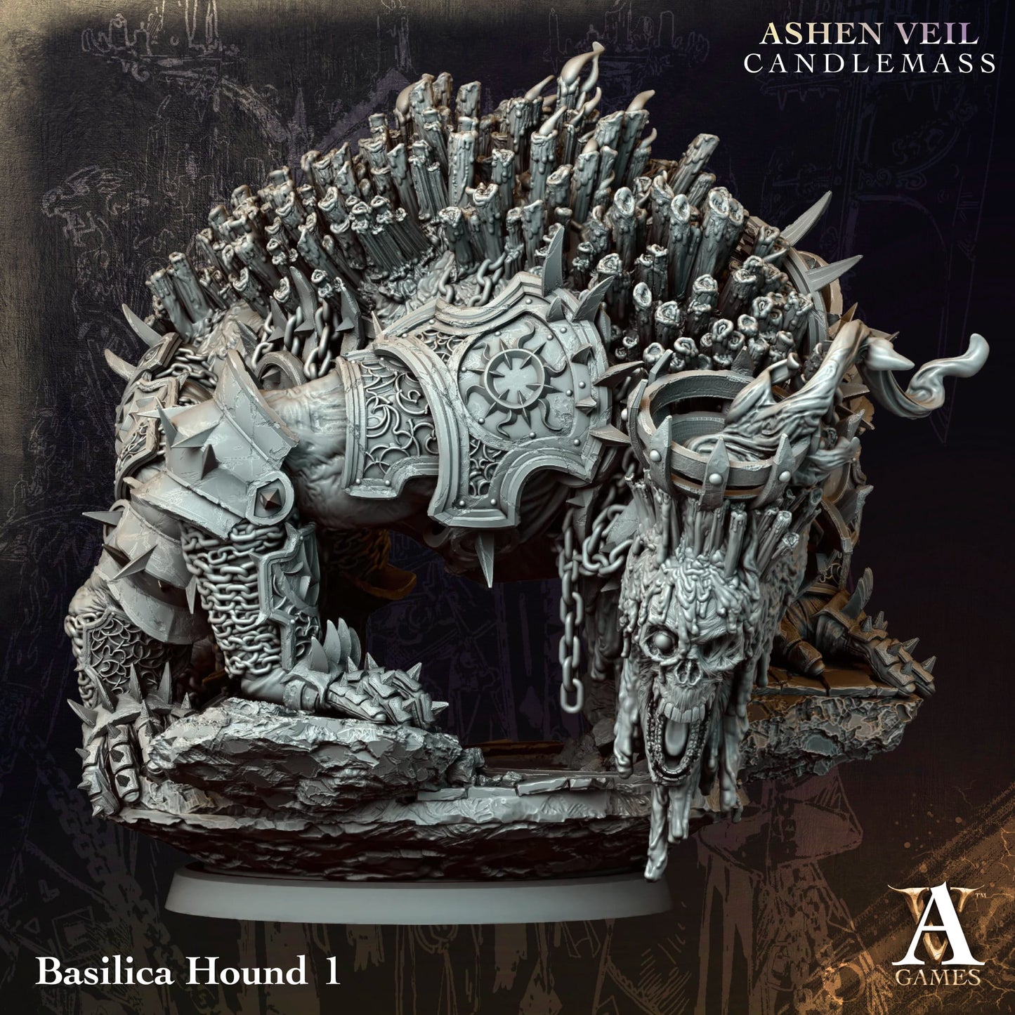 Archvillain Games - Ashen Veil Candlemass: Basilica Hound