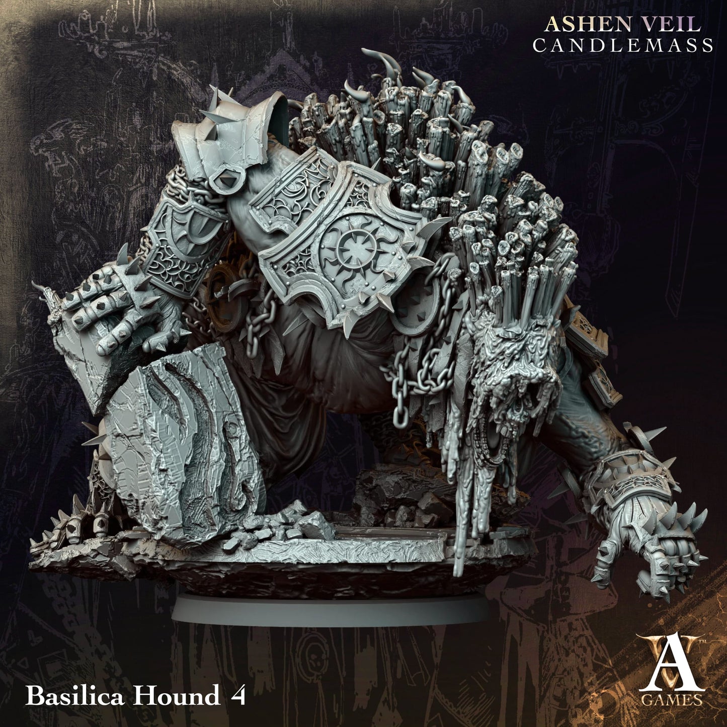 Archvillain Games - Ashen Veil Candlemass: Basilica Hound