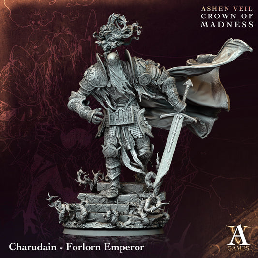 Archvillain Games - Ashen Vale: Crown of Madness - Charudain, Forlorn Emperor