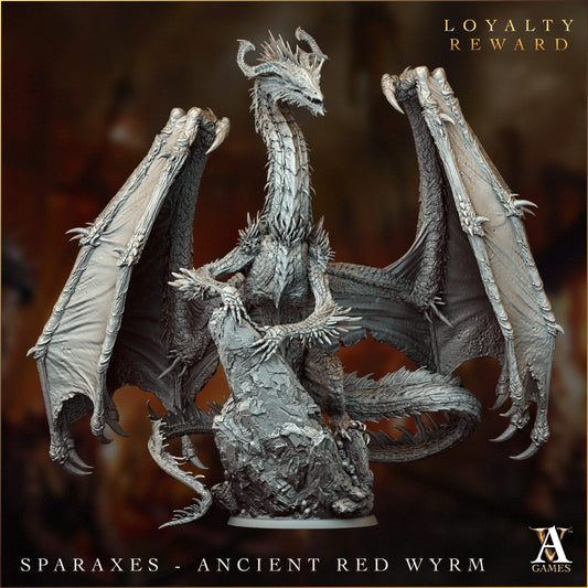 Archvillain Games - Sparaxes: Ancient Red Wyrm