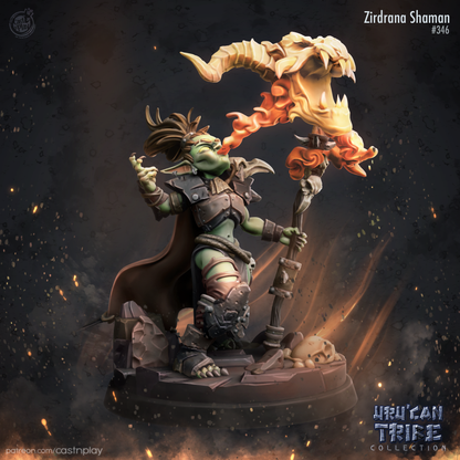 Cast 'n' Play 346: Zirdrana the Shaman-3D Print-Ashdown Gaming