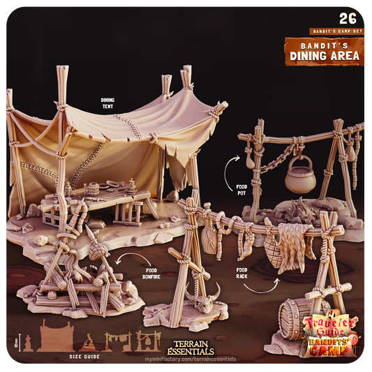 Terrain Essentials 026 - Bandits Camp: Dining Area