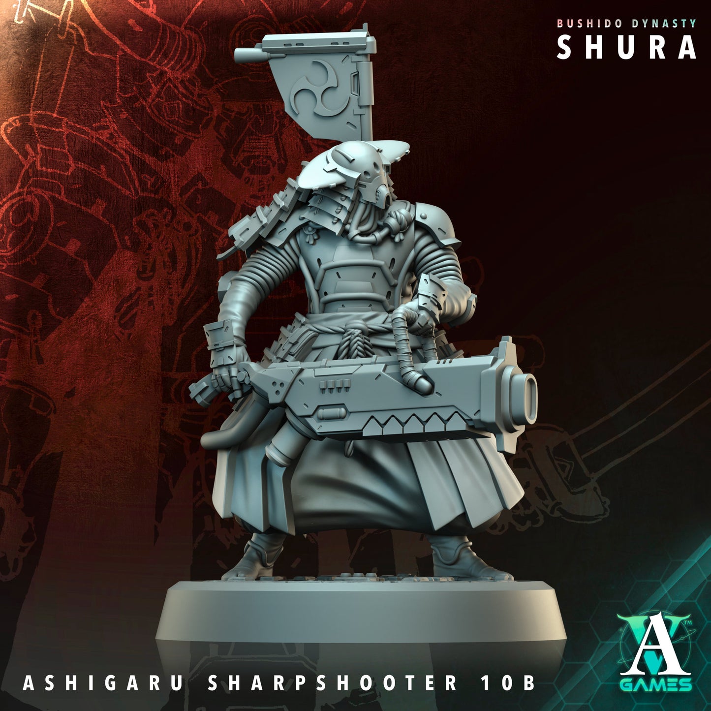 Archvillain Games - Bushido Dynasty: Shura - Ashigaru Sharpshooter