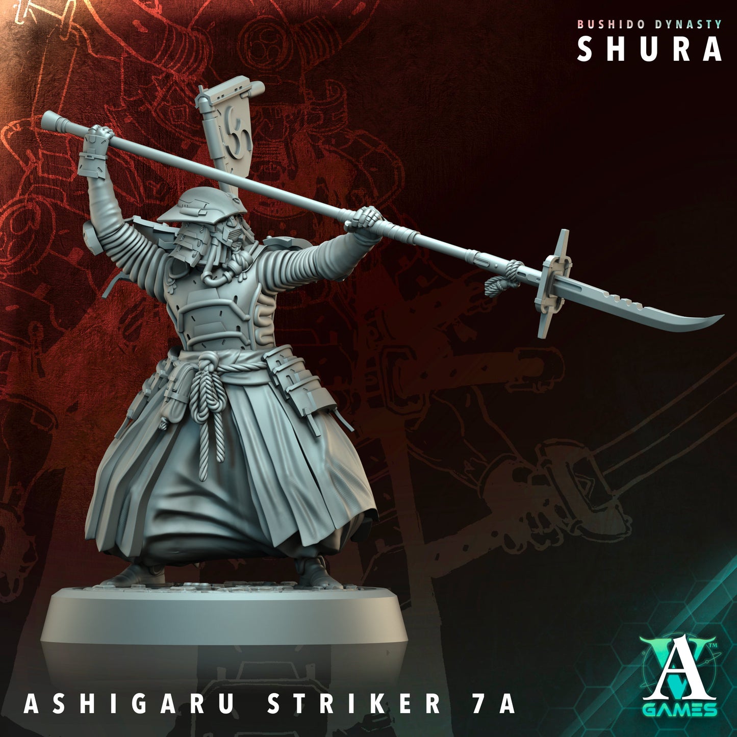 Archvillain Games - Bushido Dynasty: Shura - Ashigaru Striker
