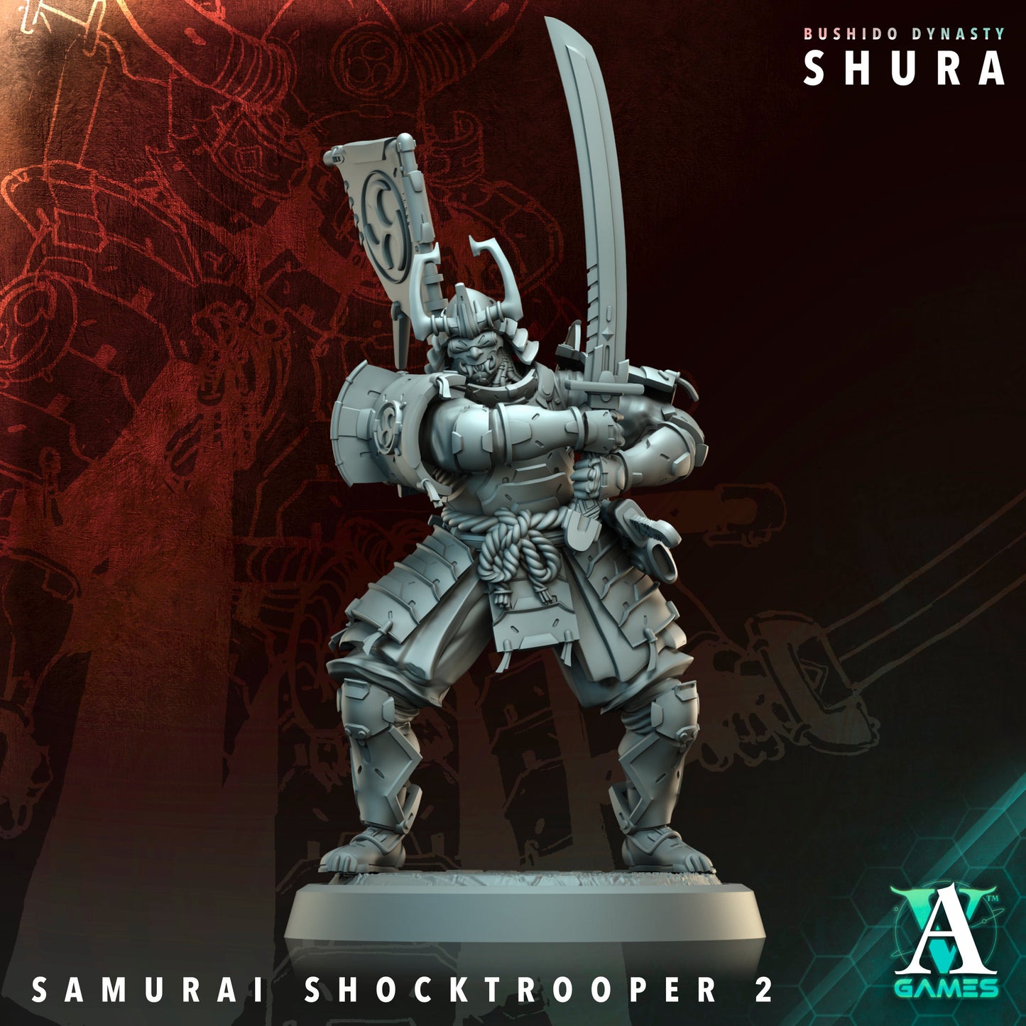 Archvillain Games - Bushido Dynasty: Shura - Samuri Shocktrooper