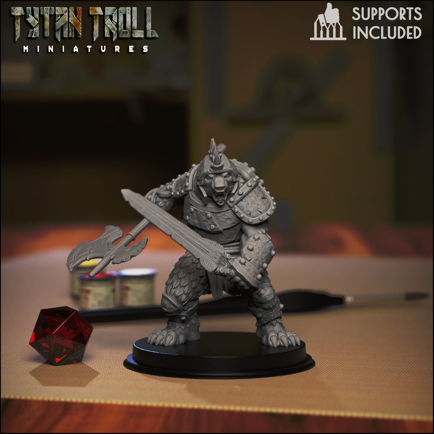 TytanTroll Miniatures - Werebears Set