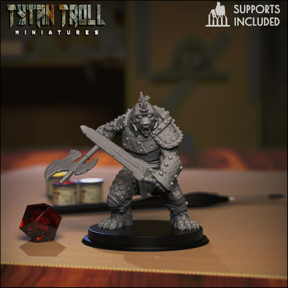 TytanTroll Miniatures - Werebears Set