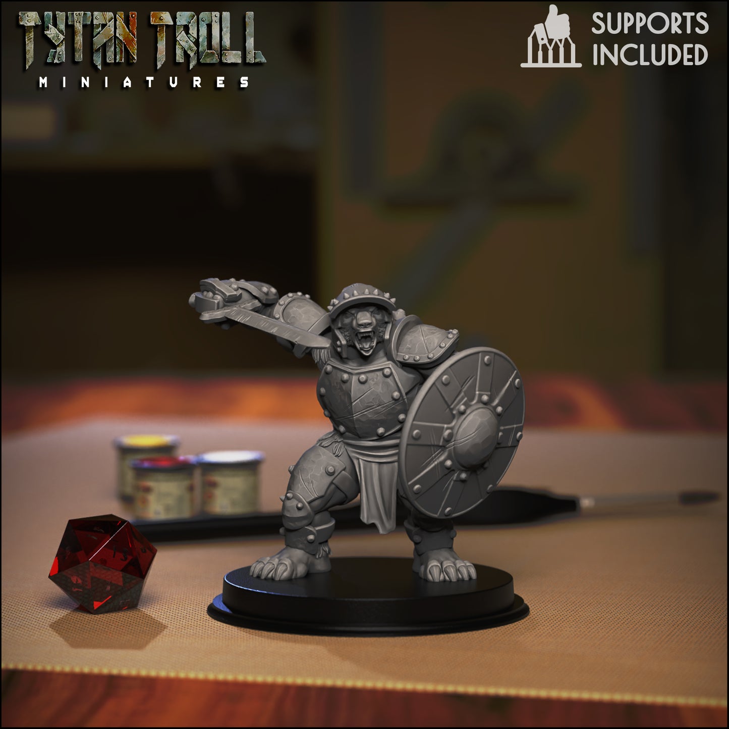 TytanTroll Miniatures - Werebears Set