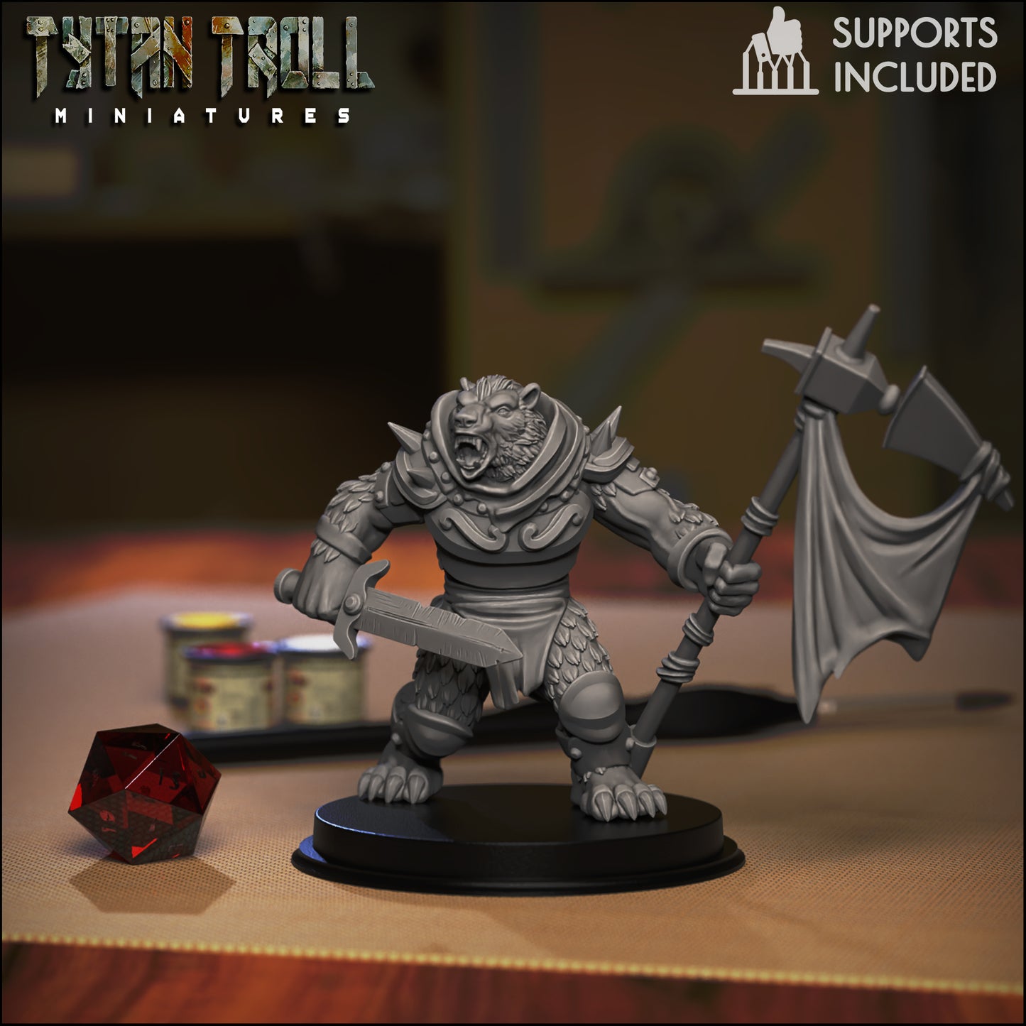 TytanTroll Miniatures - Werebears Set