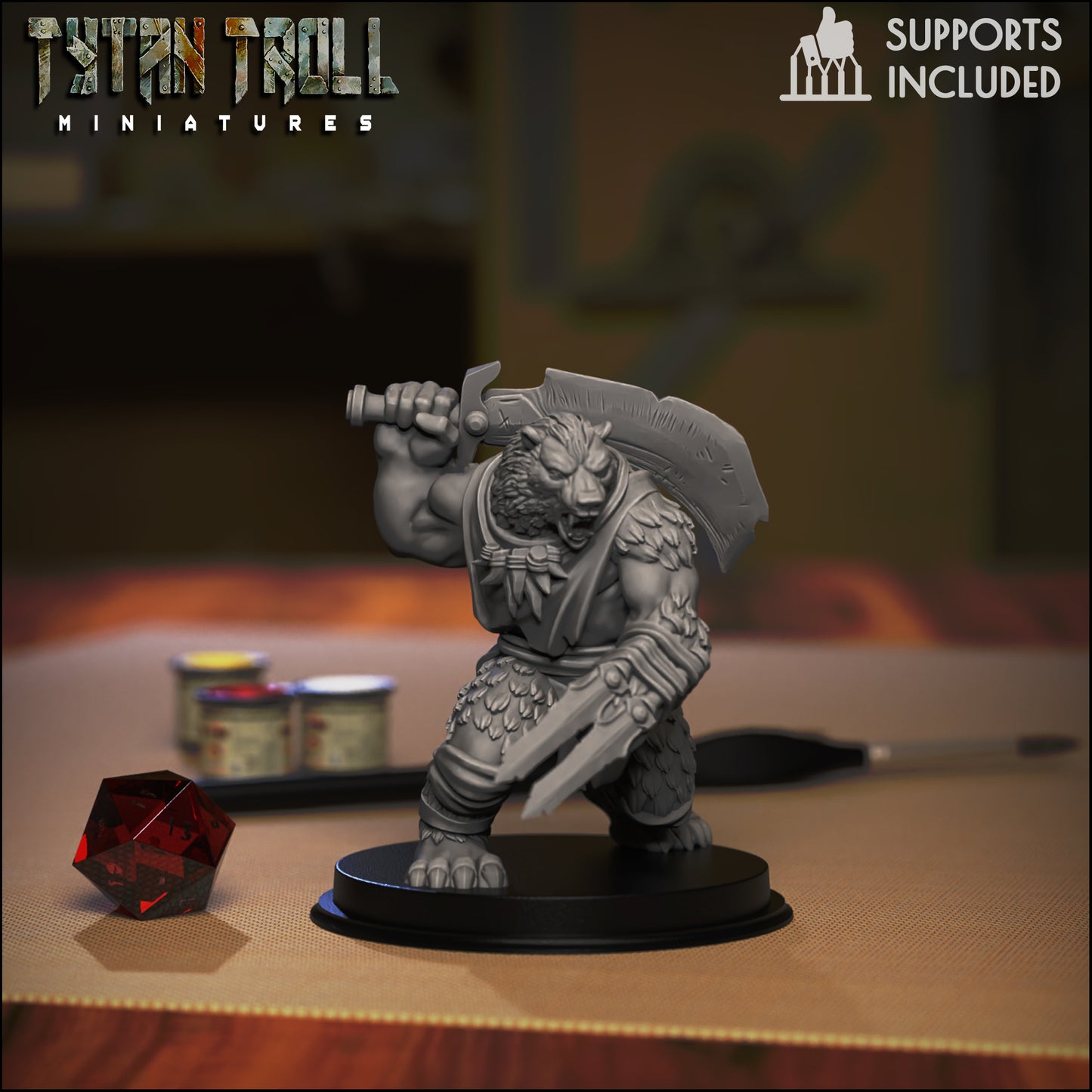 TytanTroll Miniatures - Werebears Set