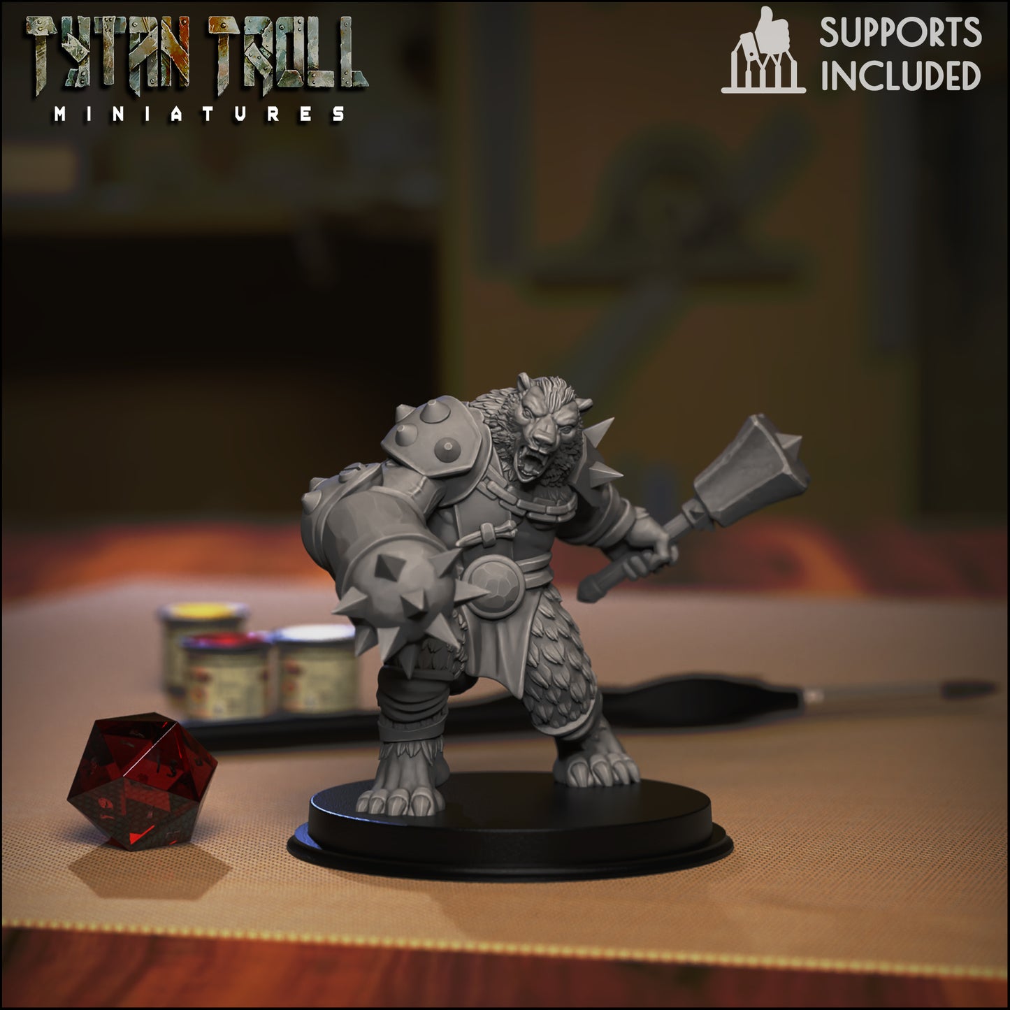 TytanTroll Miniatures - Werebears Set