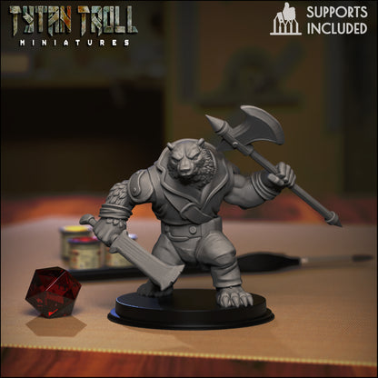 TytanTroll Miniatures - Werebears Set