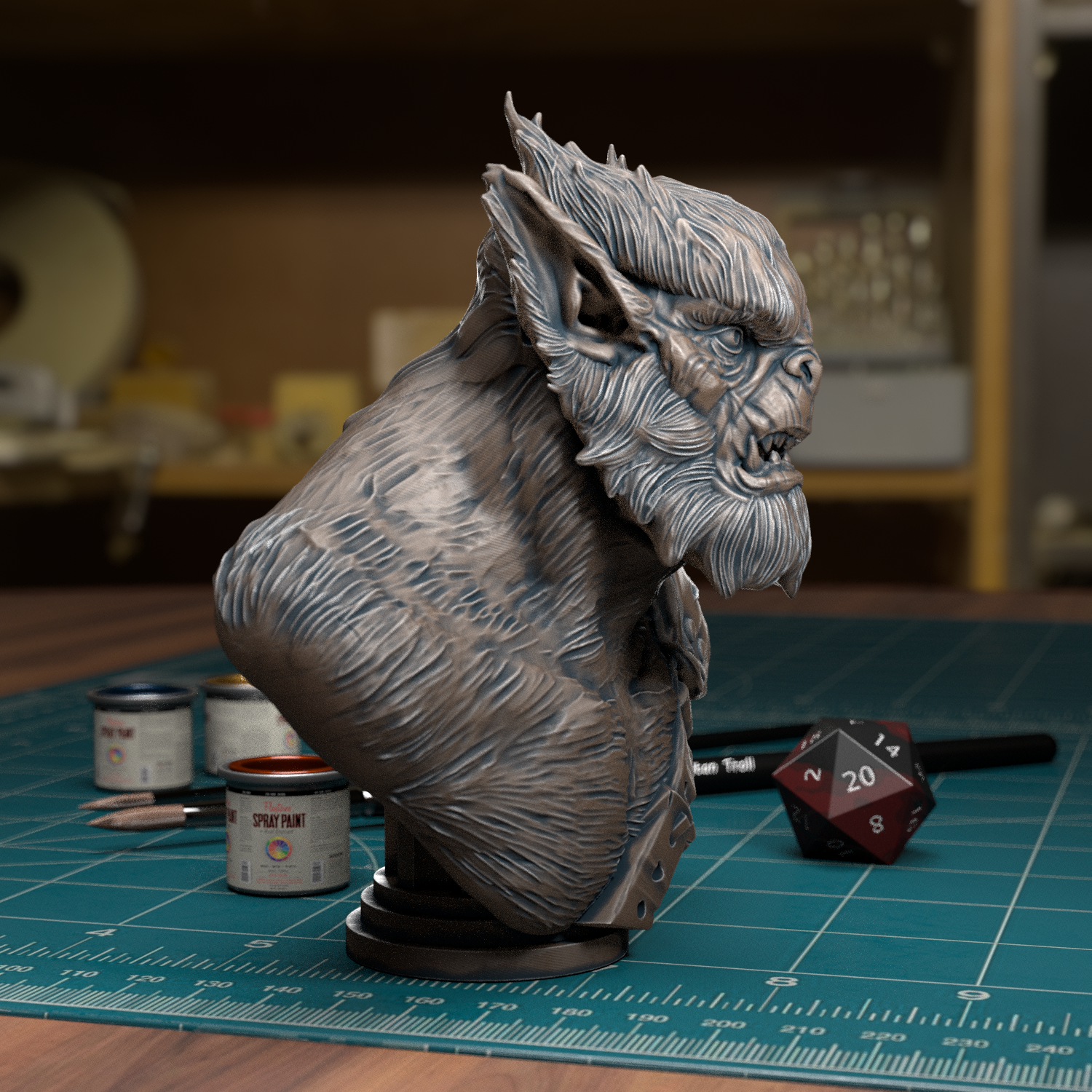 TytanTroll Miniatures: Bug Bear Bust-Bust-Ashdown Gaming