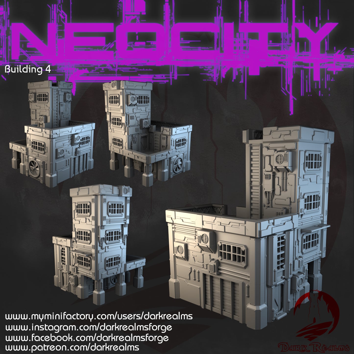 Dark Realms - Neo City Building 4