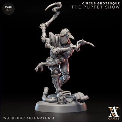 Archvillain Games - Circus Groteque: The Puppet Show - Workshop Automation