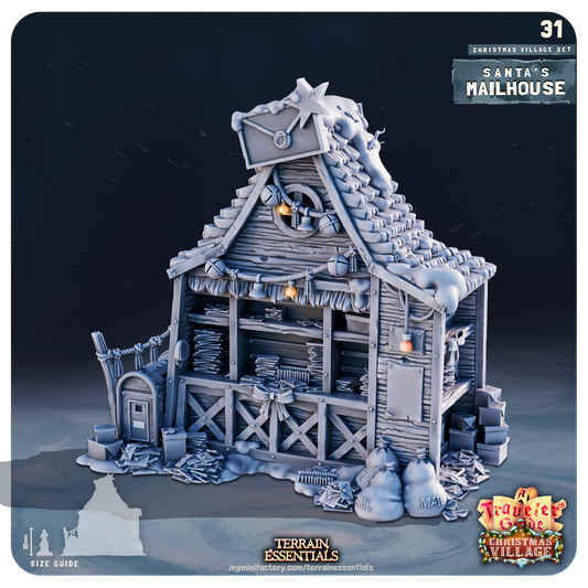 Terrain Essentials 031 - Christmas Village: Santa's Mailhouse