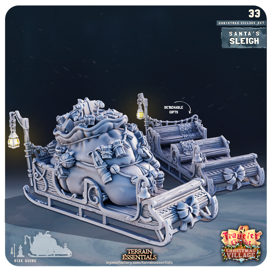 Terrain Essentials 033 - Christmas Village: Santa's Sleigh