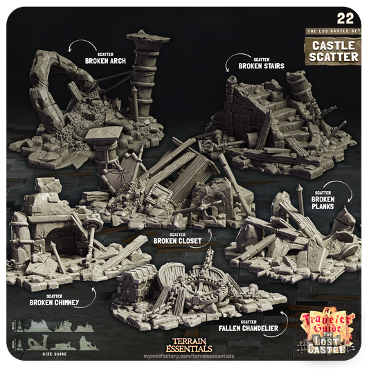 Terrain Essentials 22 - Lost Castle: Castle Scatter