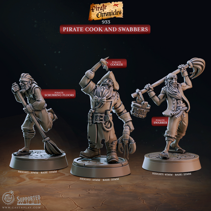 Cast 'n' Play 933: Pirate Cook and Swabbers