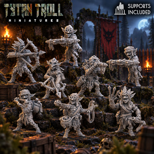 TytanTroll Miniatures - Goblin Ranger Set