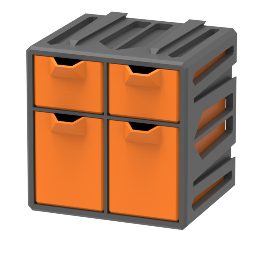 Cube Pro - Cube 2x2 for Cards with Drawers