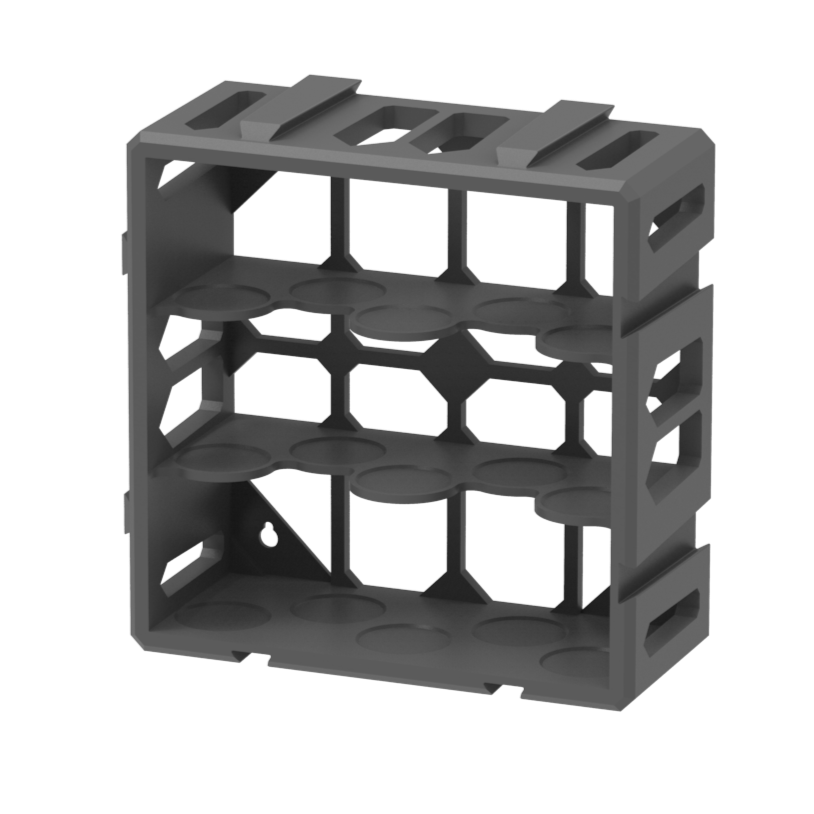 Cube Pro - Paint Rack Citadel/Pro Acryl V1 2 Shelves