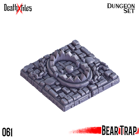 DeathXTiles - Dungeon Tile 061 Bear Trap