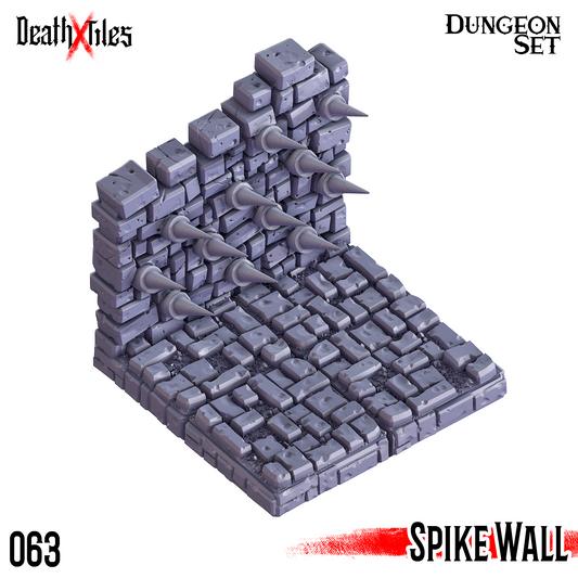 DeathXTiles - Dungeon Tile 063 Spike Wall