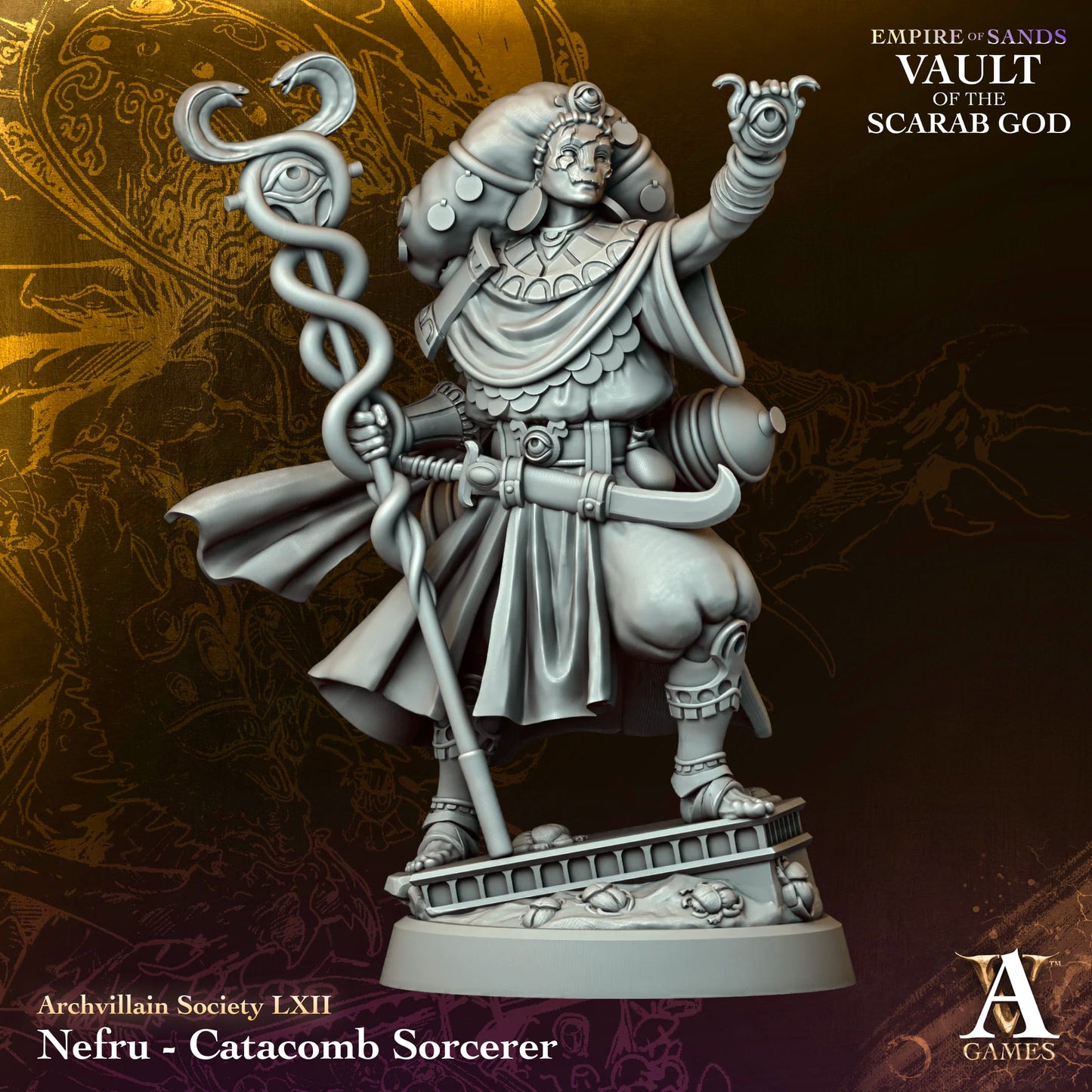 Archvillain Games - Society LXII: Nerfu, Catacomb Sorcerer