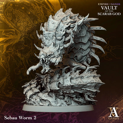 Archvillain Games - Empire of Sand Vault of the Scarab God - Sebau Worm
