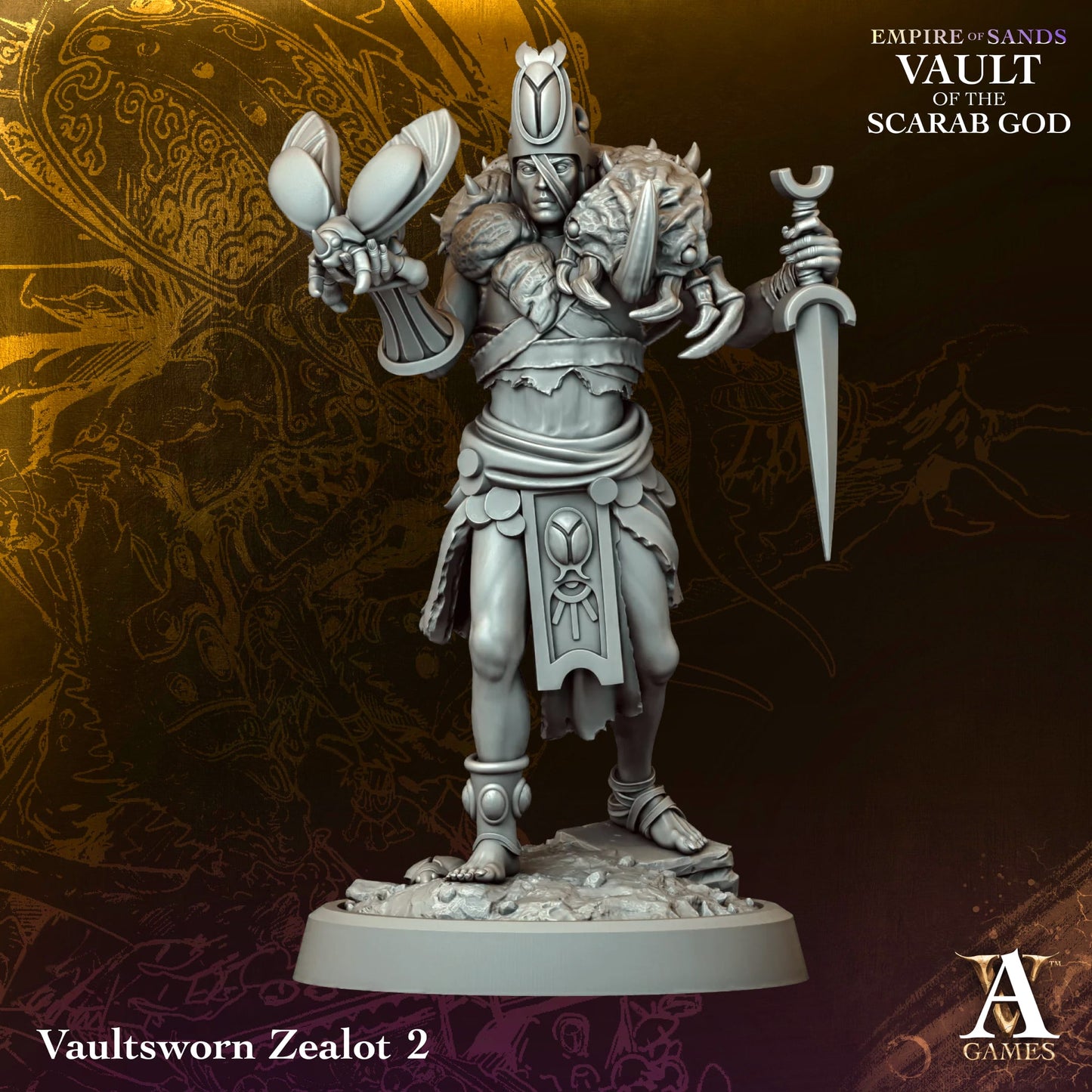 Archvillain Games - Empire of Sand Vault of the Scarab God - Vaultsworn Zealot