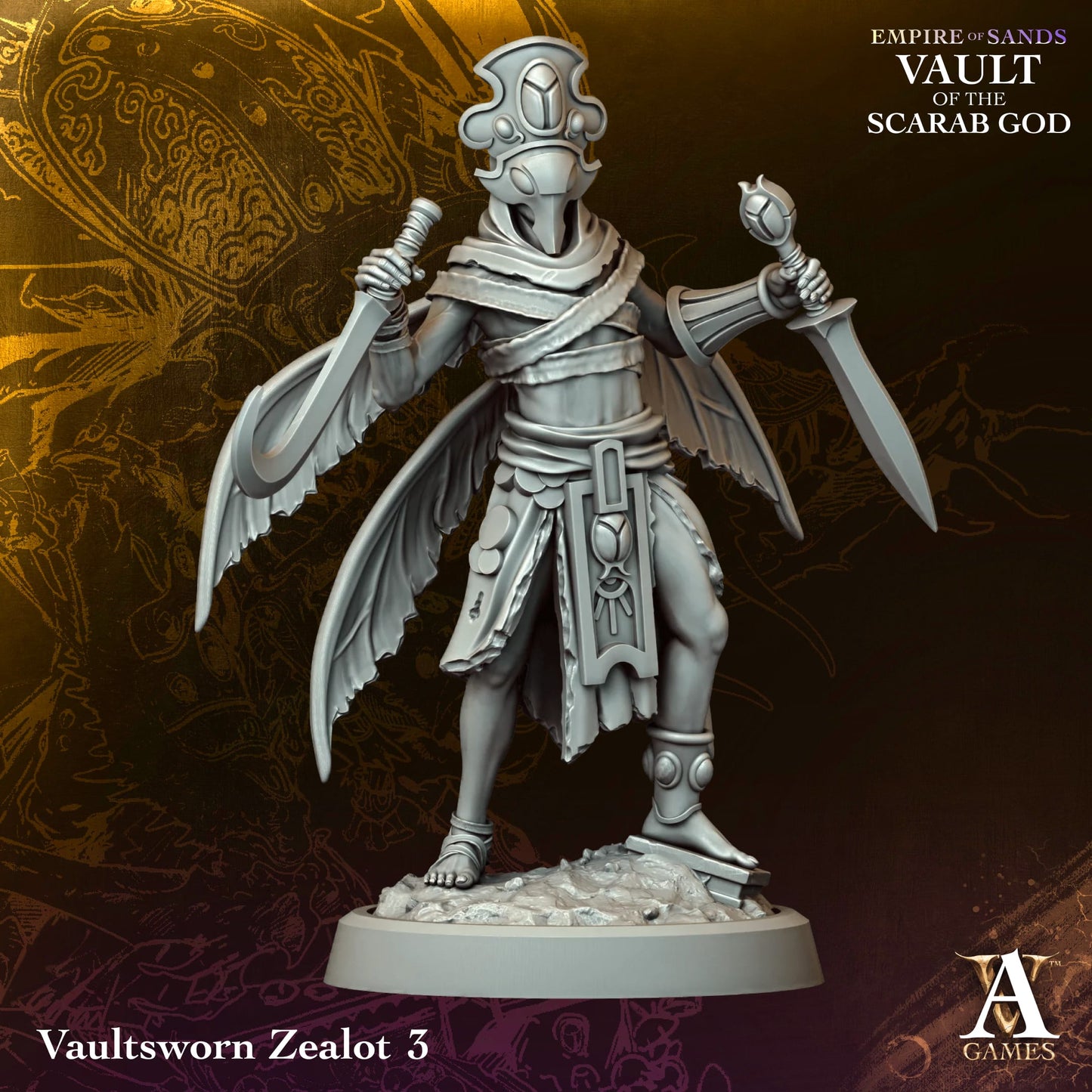 Archvillain Games - Empire of Sand Vault of the Scarab God - Vaultsworn Zealot