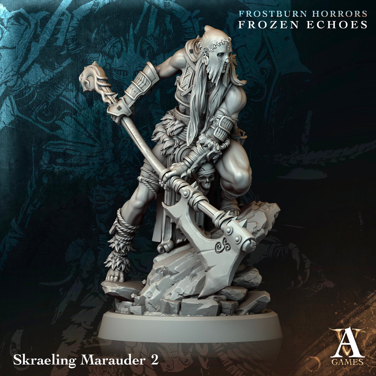 Archvillain Games - Frostbourn Horrors Frozen Echoes: Skraeling Marauder 2