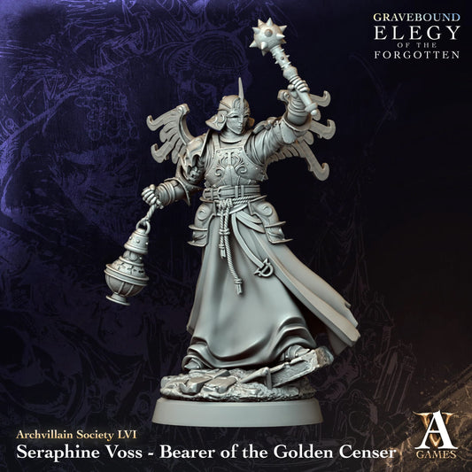 Archvillain Games - Society LVI: Seraphine Voss - Bearer of the Golden Censer