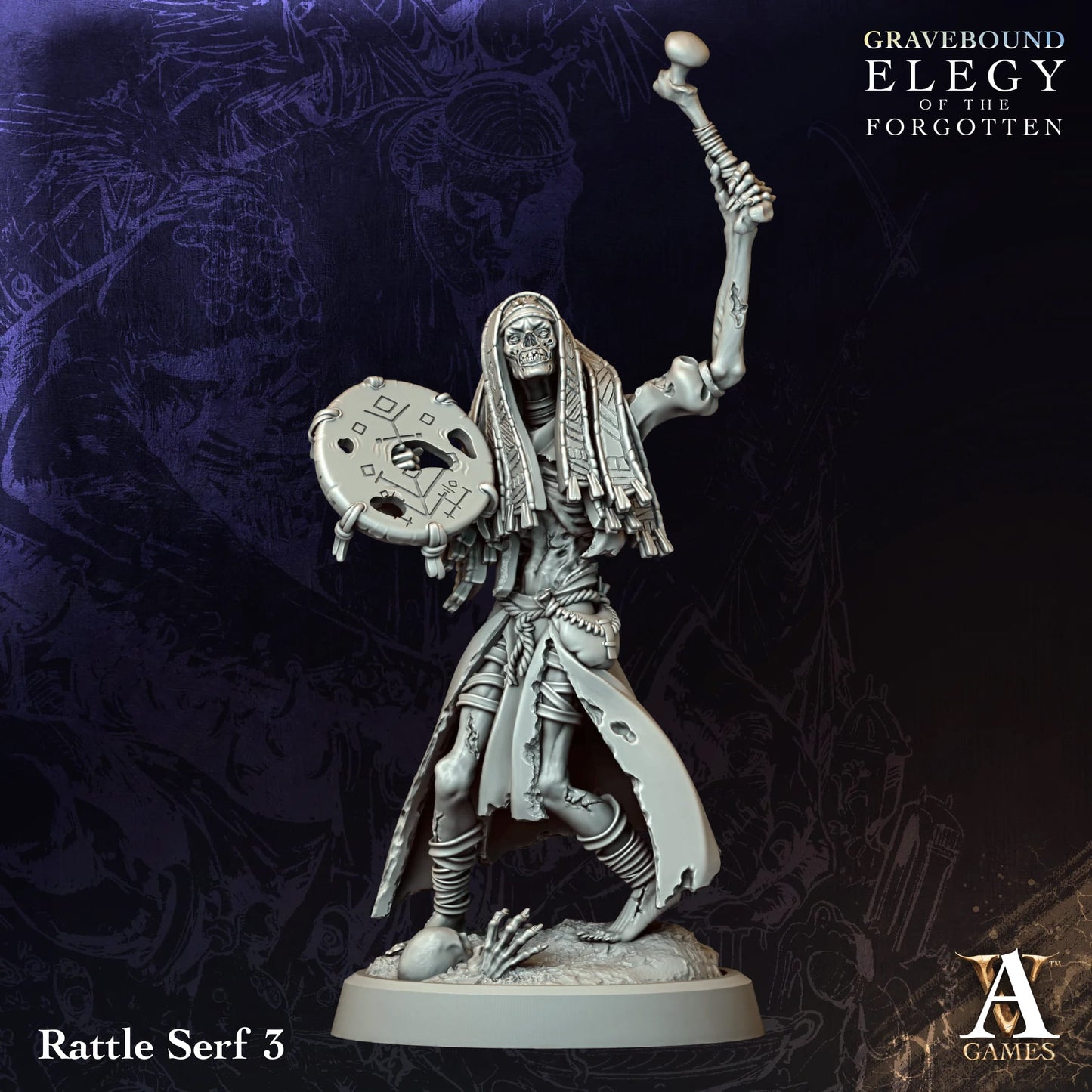 Archvillain Games - Gravebound Elegy of the Forgotten: Rattle Serf