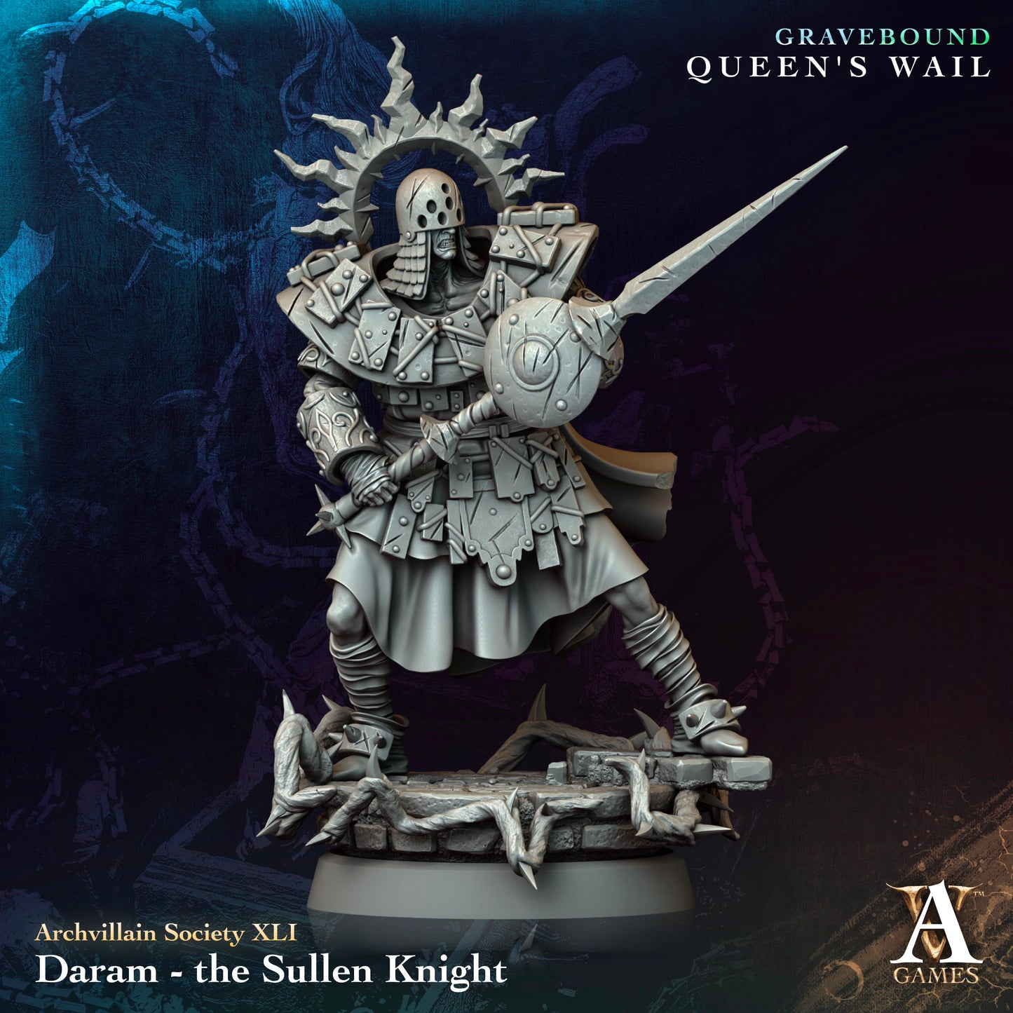 Archvillain Games - Society XLI: Daram the Sullen Knight