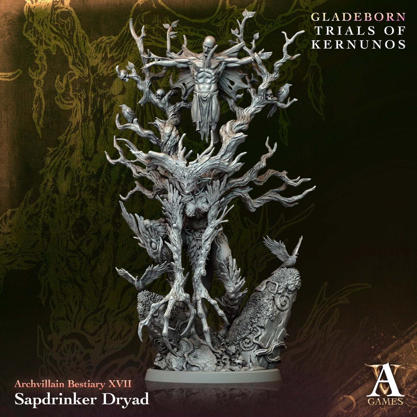 Archvillain Games - Bestiary XVII: Sapdrinker Dryad