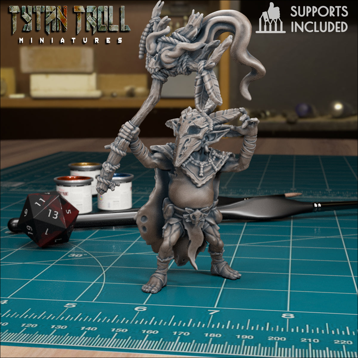 TytanTroll Miniatures - Goblin Shaman Set