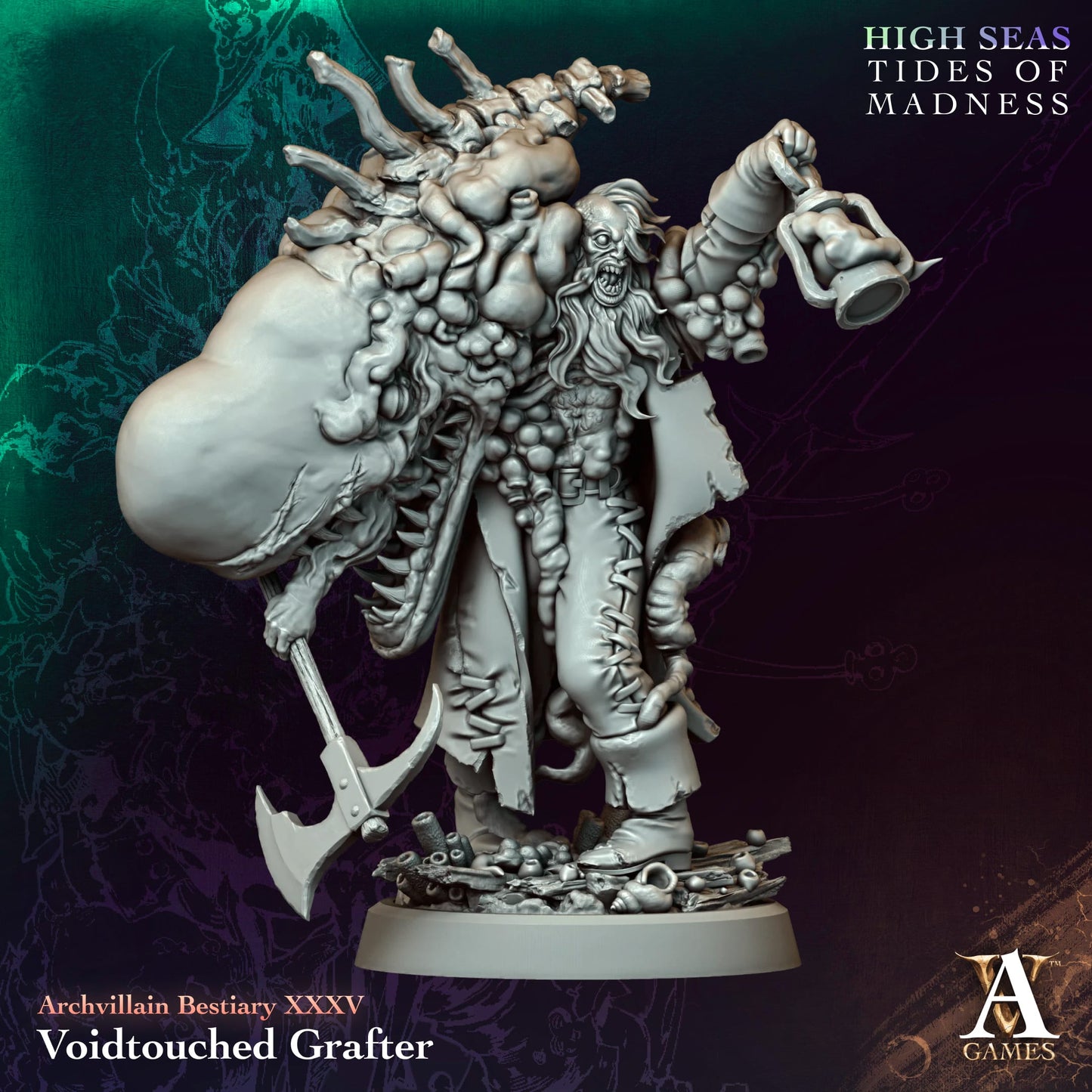 Archvillain Games - Bestiary XXXV: Void Touched Grafter